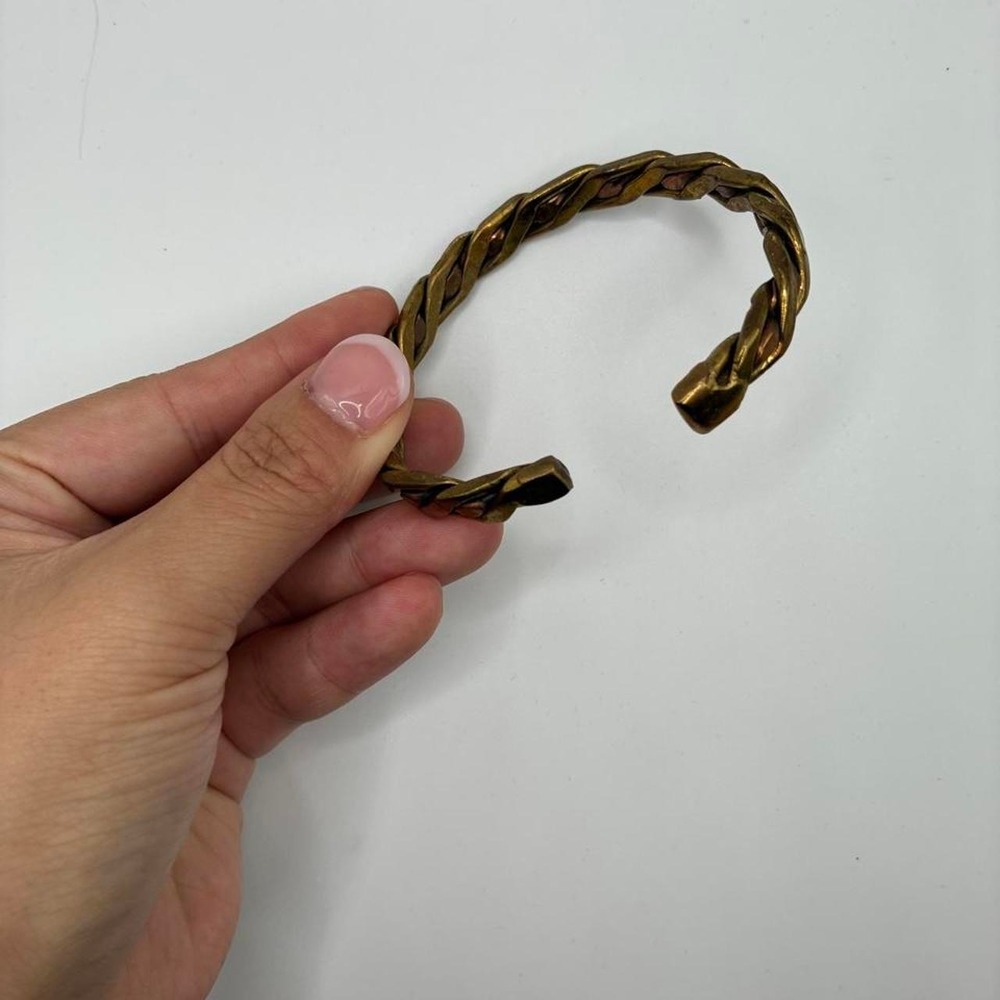 Vintage Copper Braided Bracelet